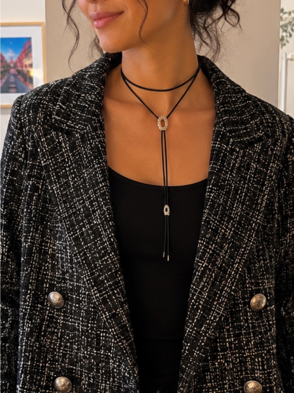 Anthropologie Western Cowboy Necklace Jewelry
